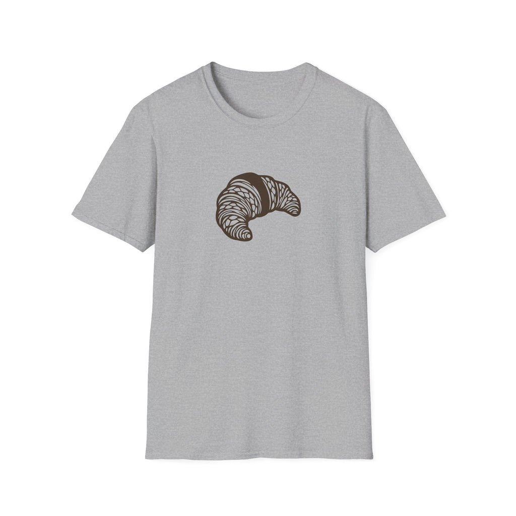 Laminated Croissant Graphic T-Shirt