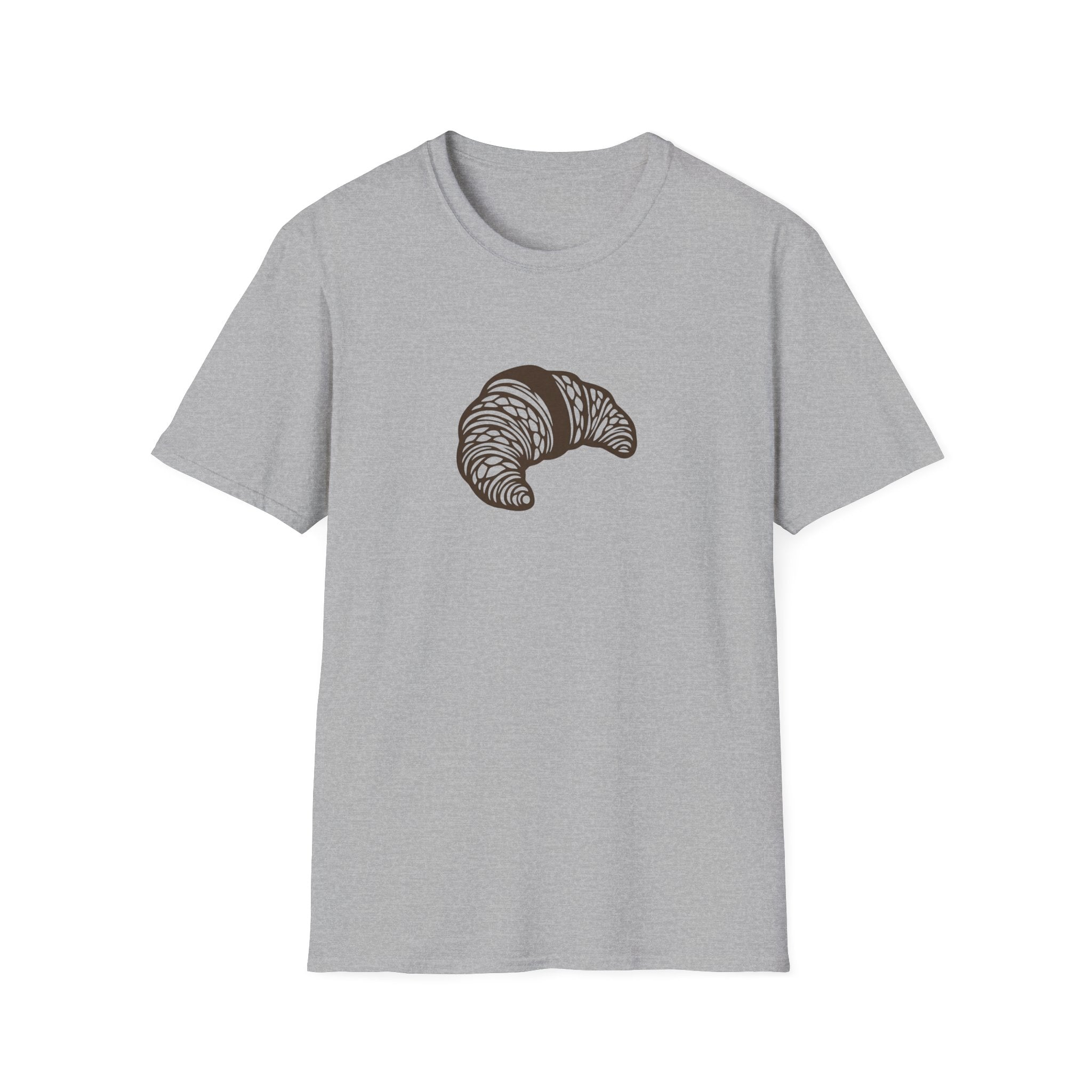 Laminated Croissant Graphic T-Shirt