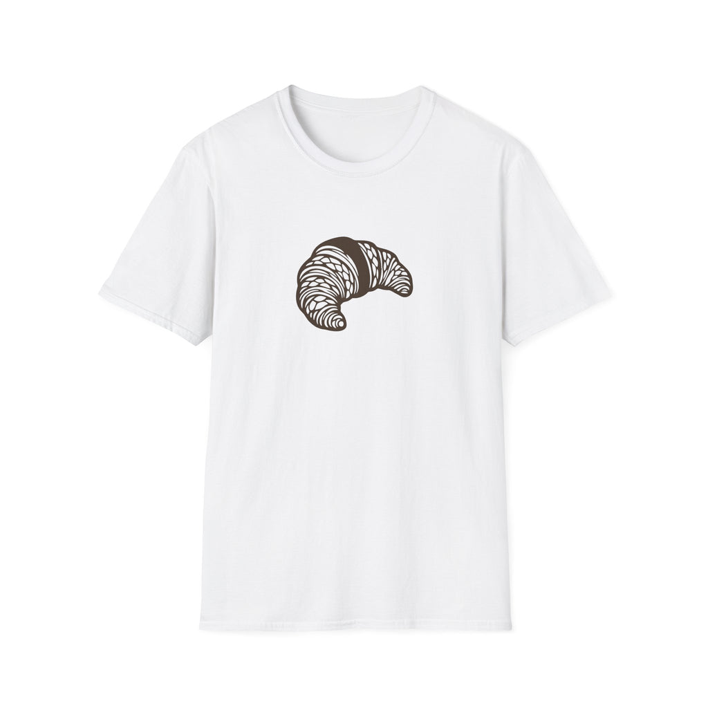 Laminated Croissant Graphic T-Shirt
