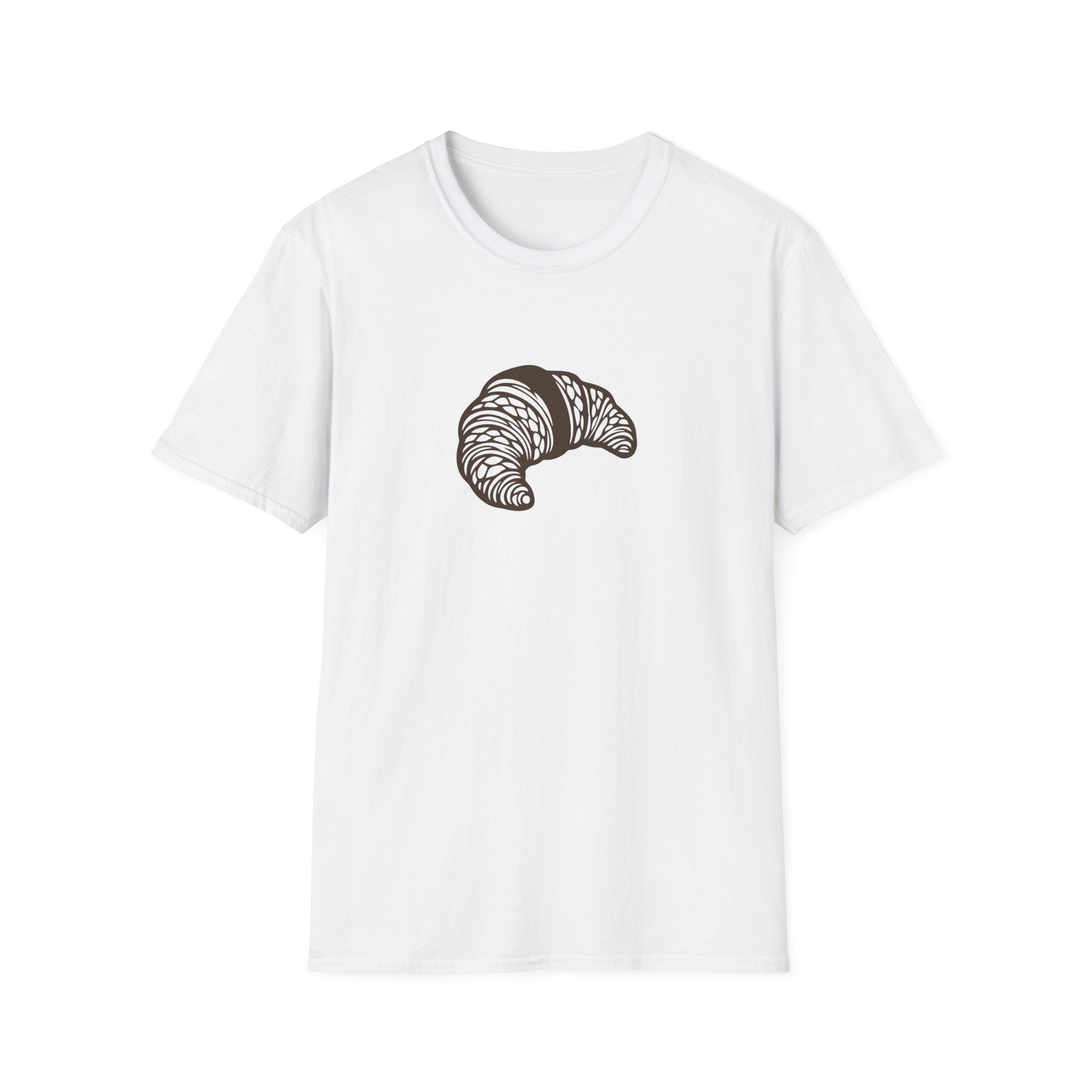 Laminated Croissant Graphic T-Shirt