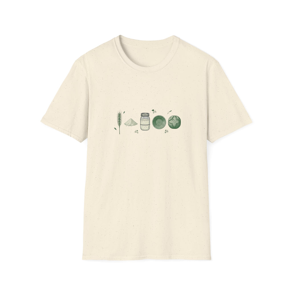 Grain to Loaf Progression Graphic T-Shirt