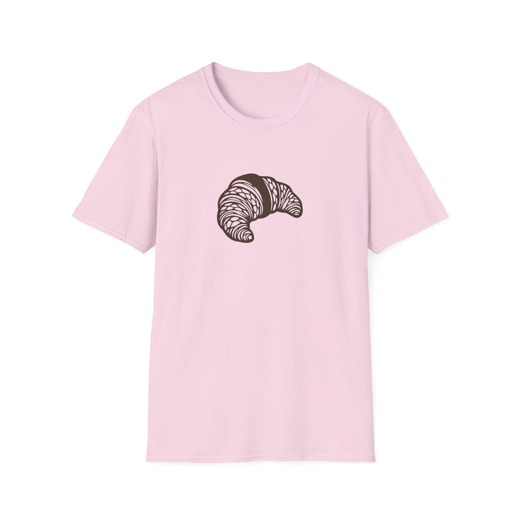 Laminated Croissant Graphic T-Shirt