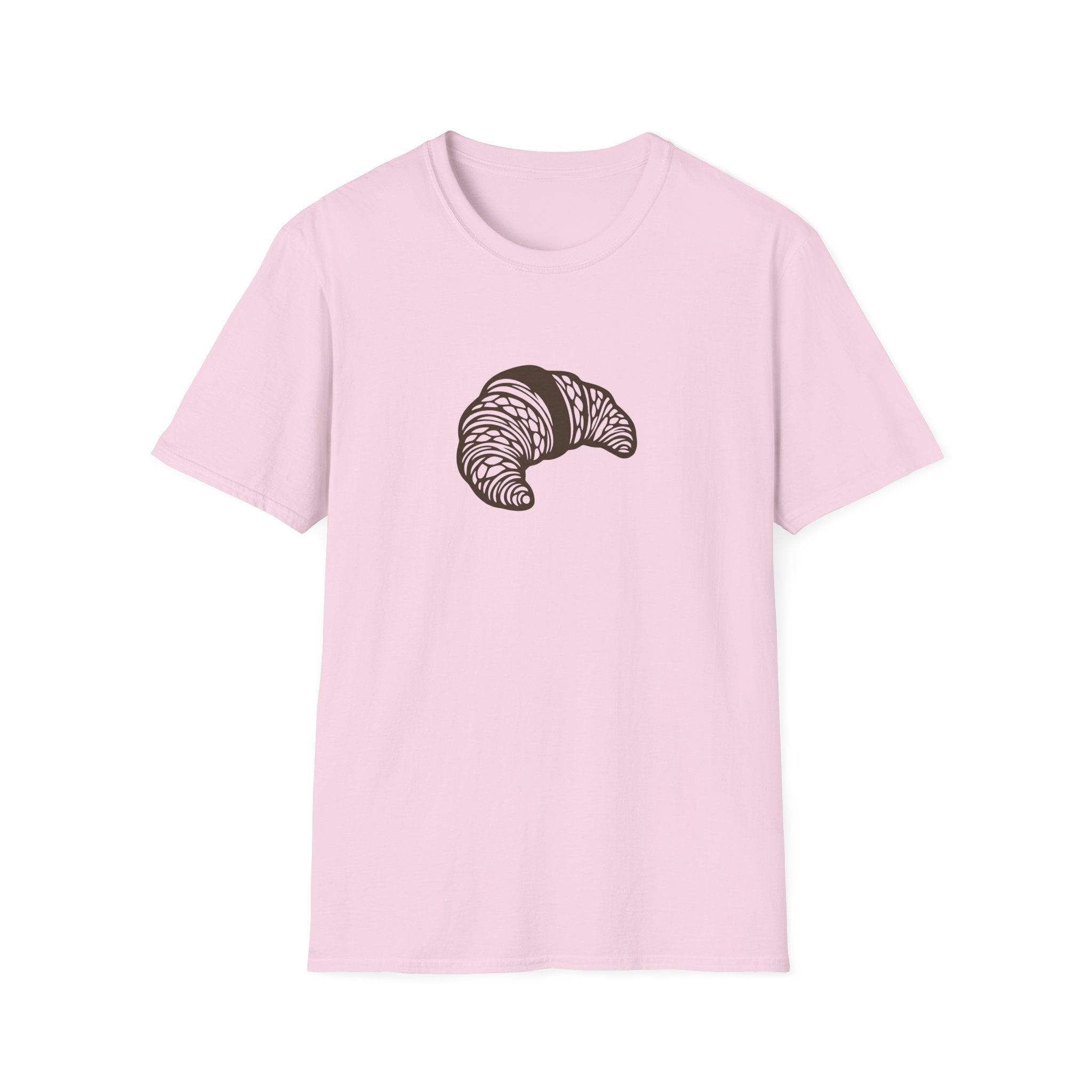 Laminated Croissant Graphic T-Shirt