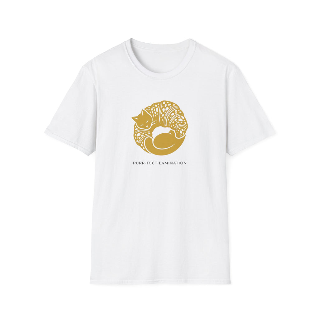 Croissant Cat Graphic T-Shirt