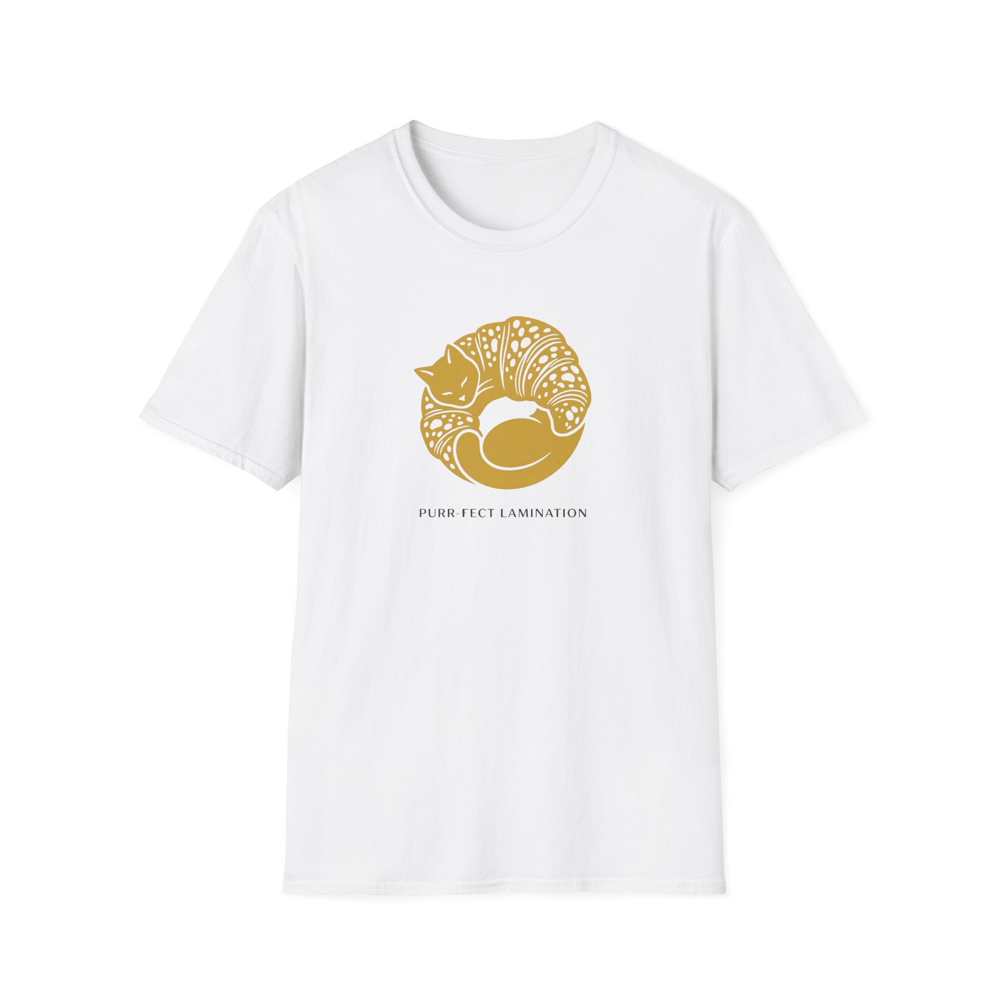 Croissant Cat Graphic T-Shirt