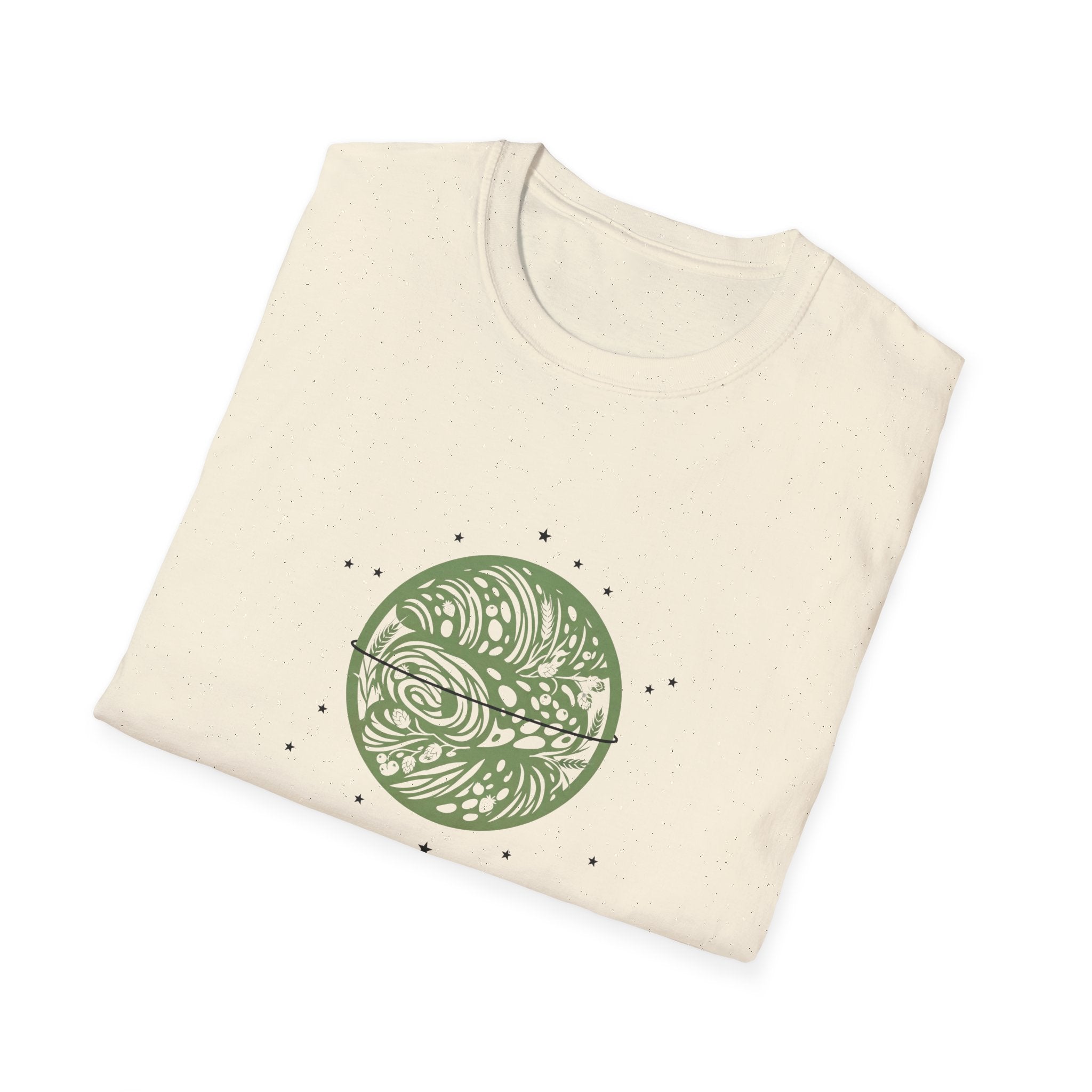Top-Down Sourdough Starter Jar Graphic T-Shirt