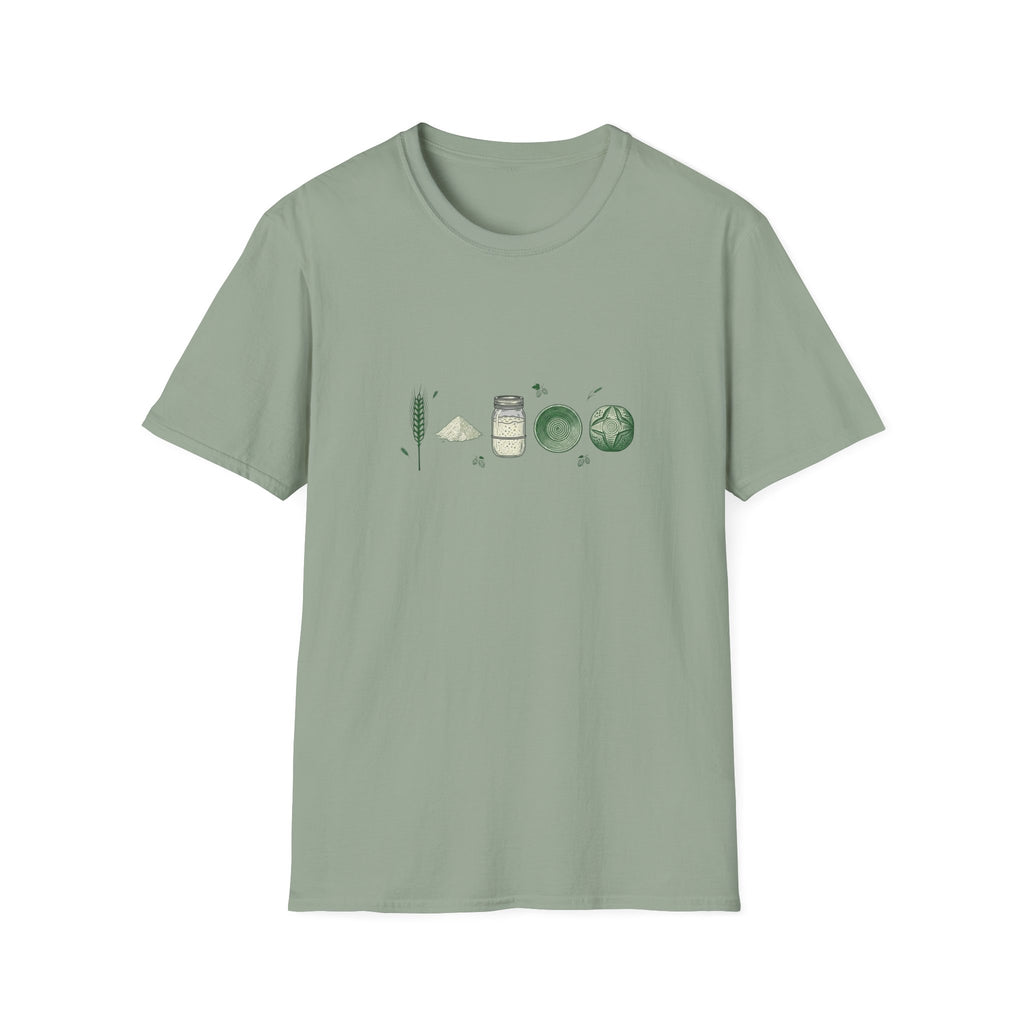 Grain to Loaf Progression Graphic T-Shirt