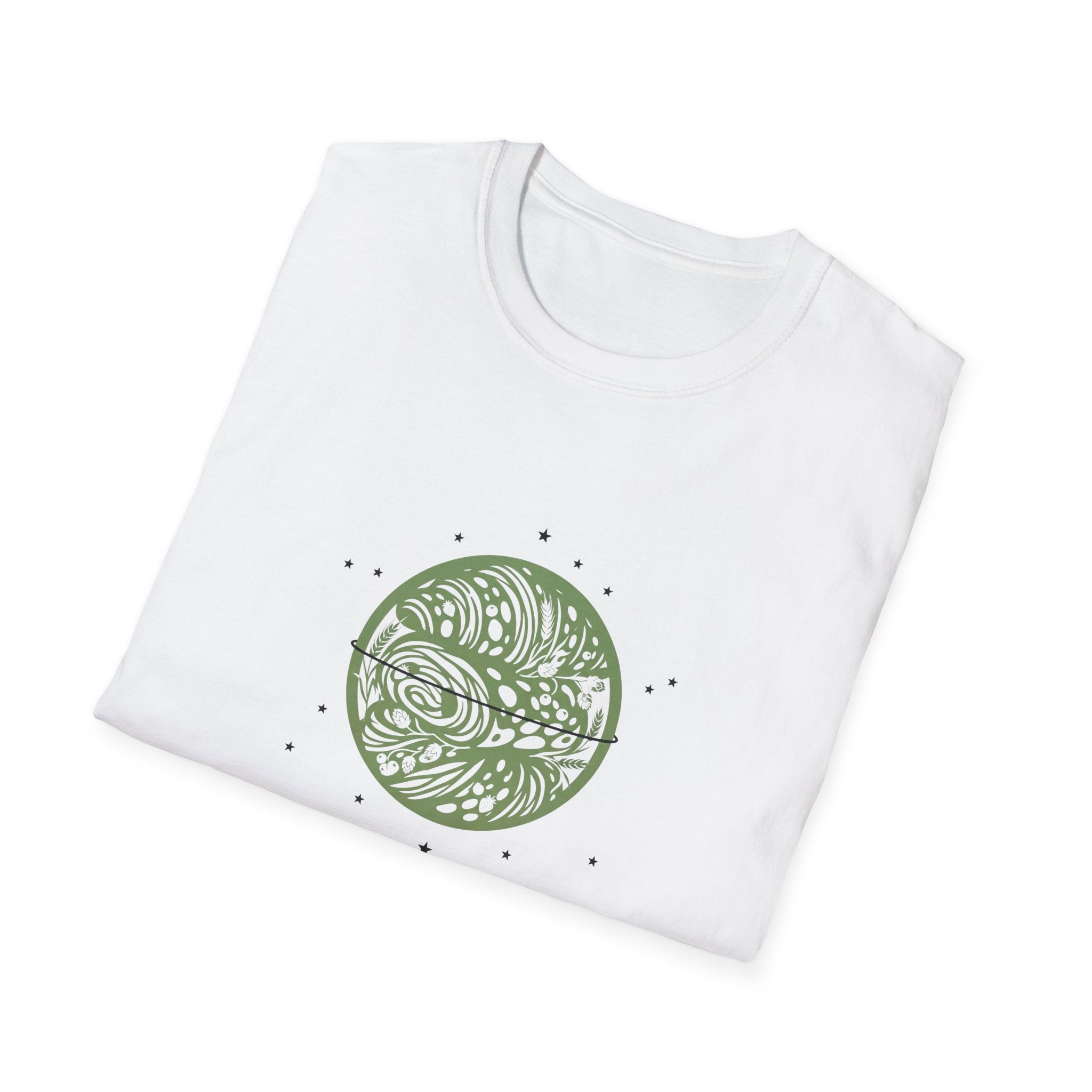 Top-Down Sourdough Starter Jar Graphic T-Shirt