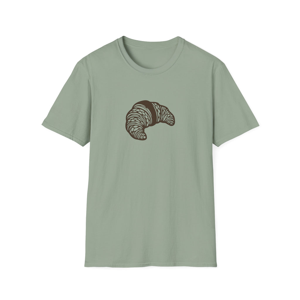 Laminated Croissant Graphic T-Shirt