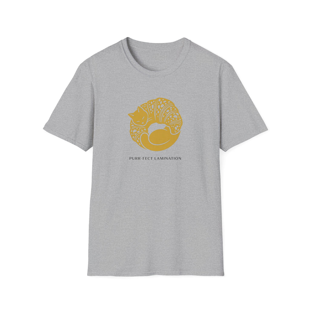 Croissant Cat Graphic T-Shirt