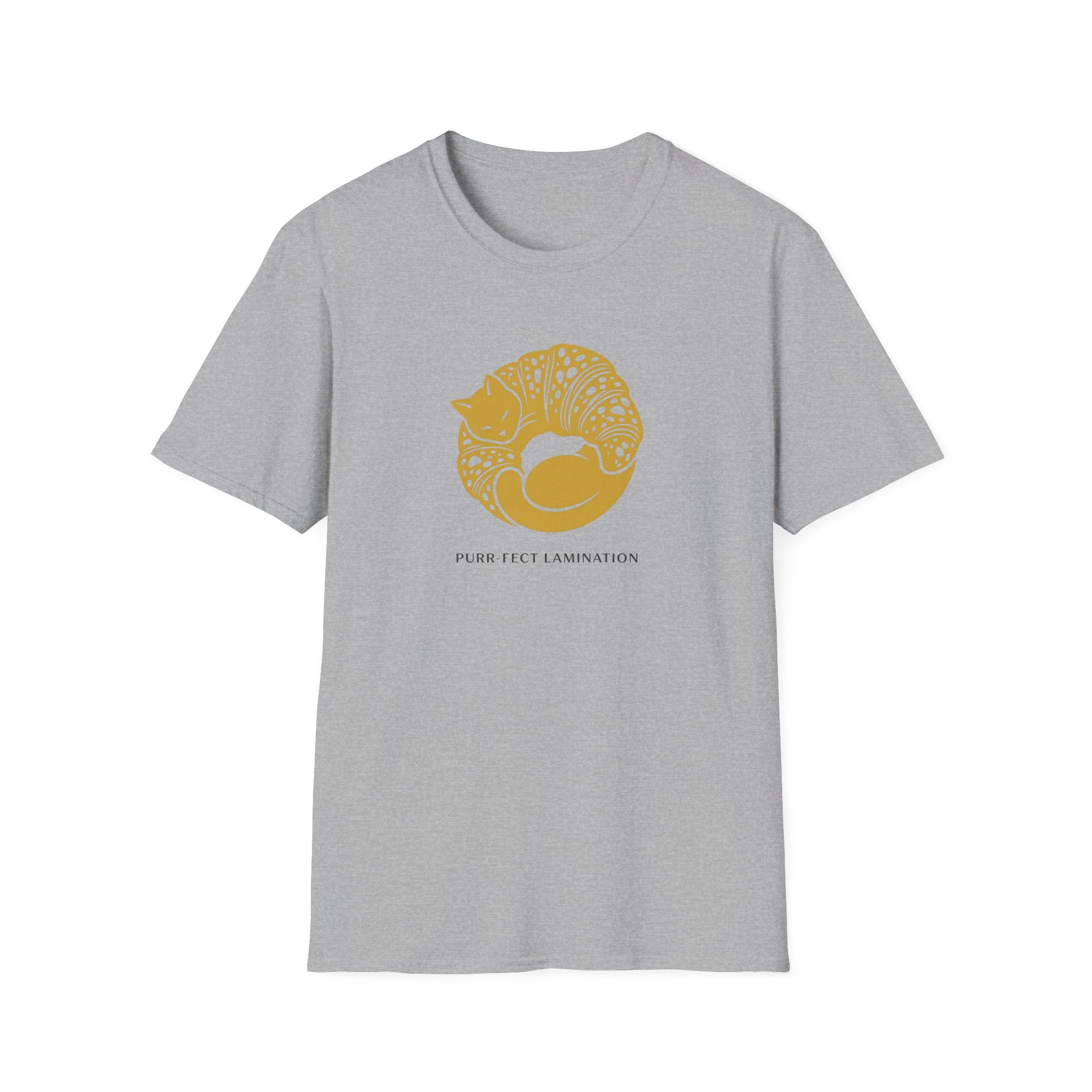 Croissant Cat Graphic T-Shirt