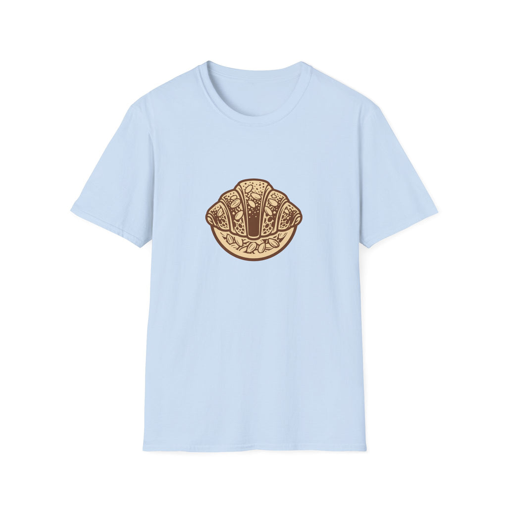Sliced Almond Croissant Graphic T-Shirt