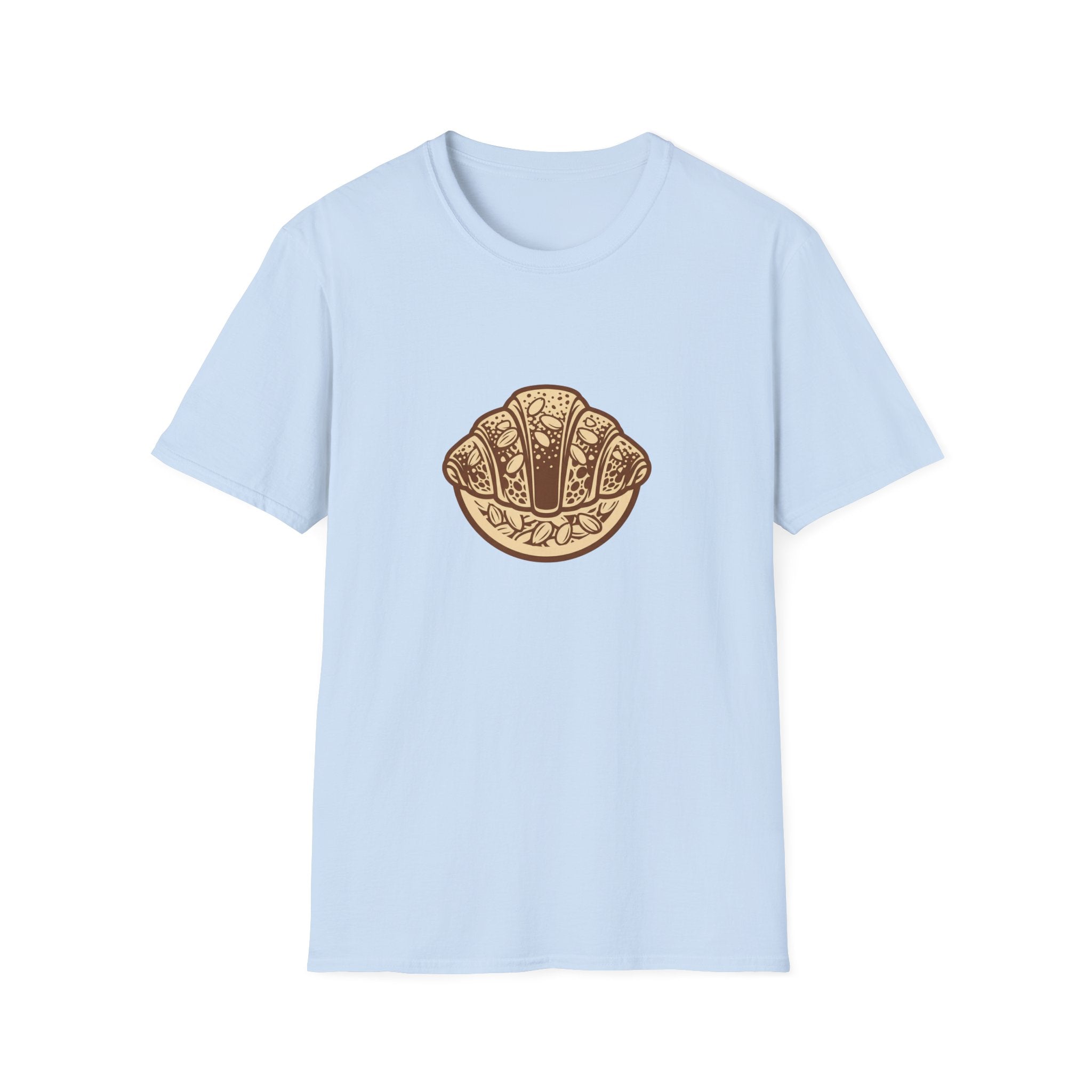 Sliced Almond Croissant Graphic T-Shirt