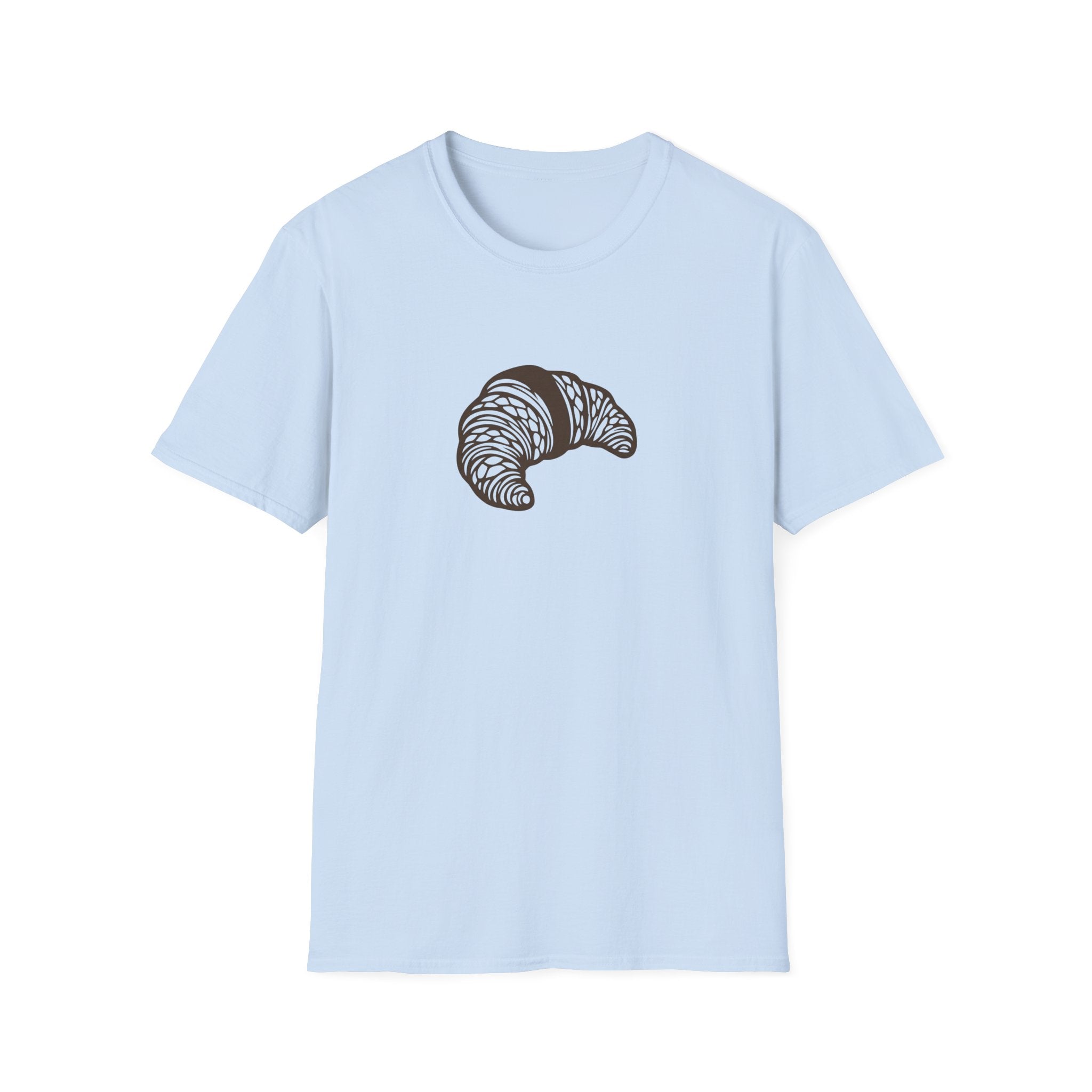 Laminated Croissant Graphic T-Shirt