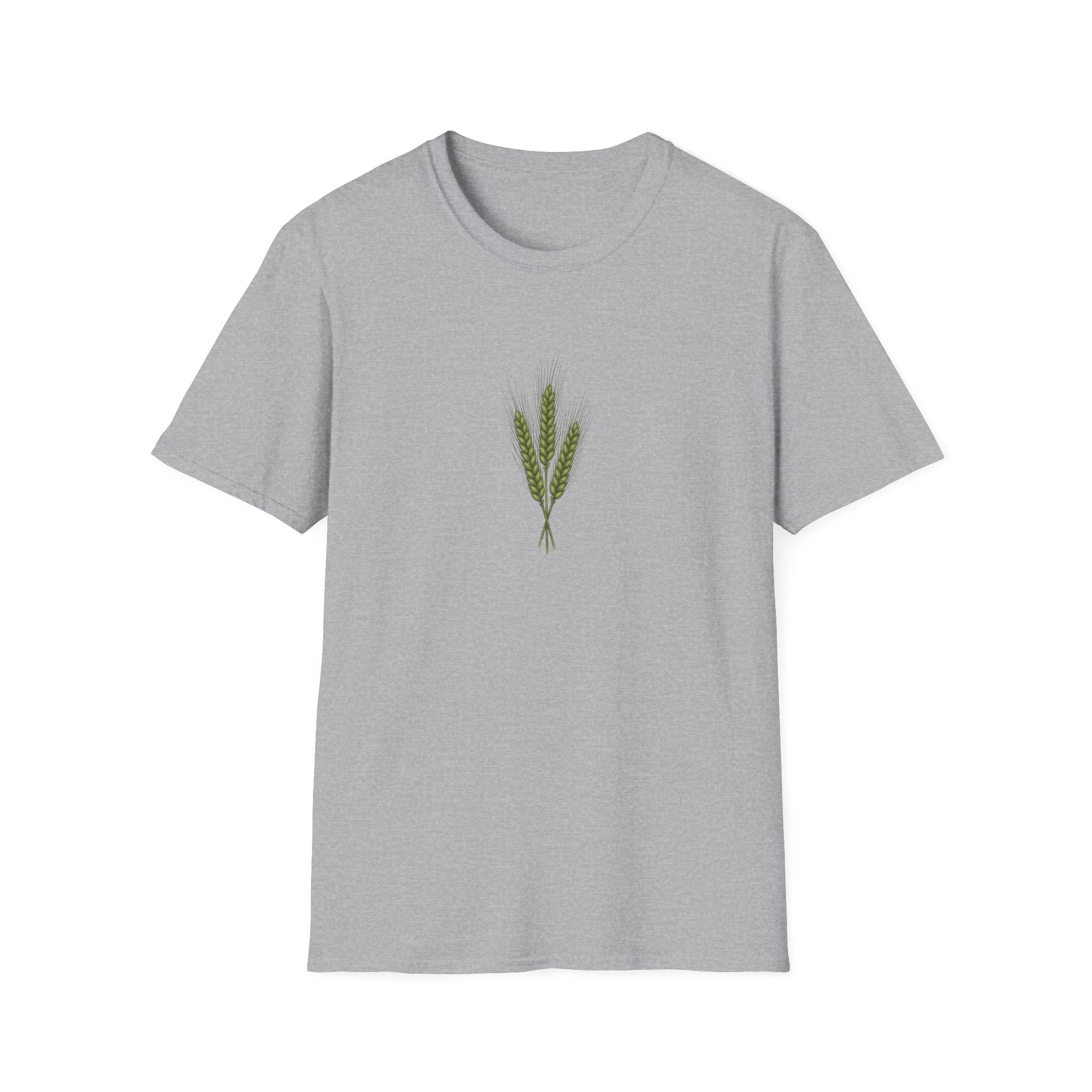 Botanical Wheat Stalks Graphic T-Shirt