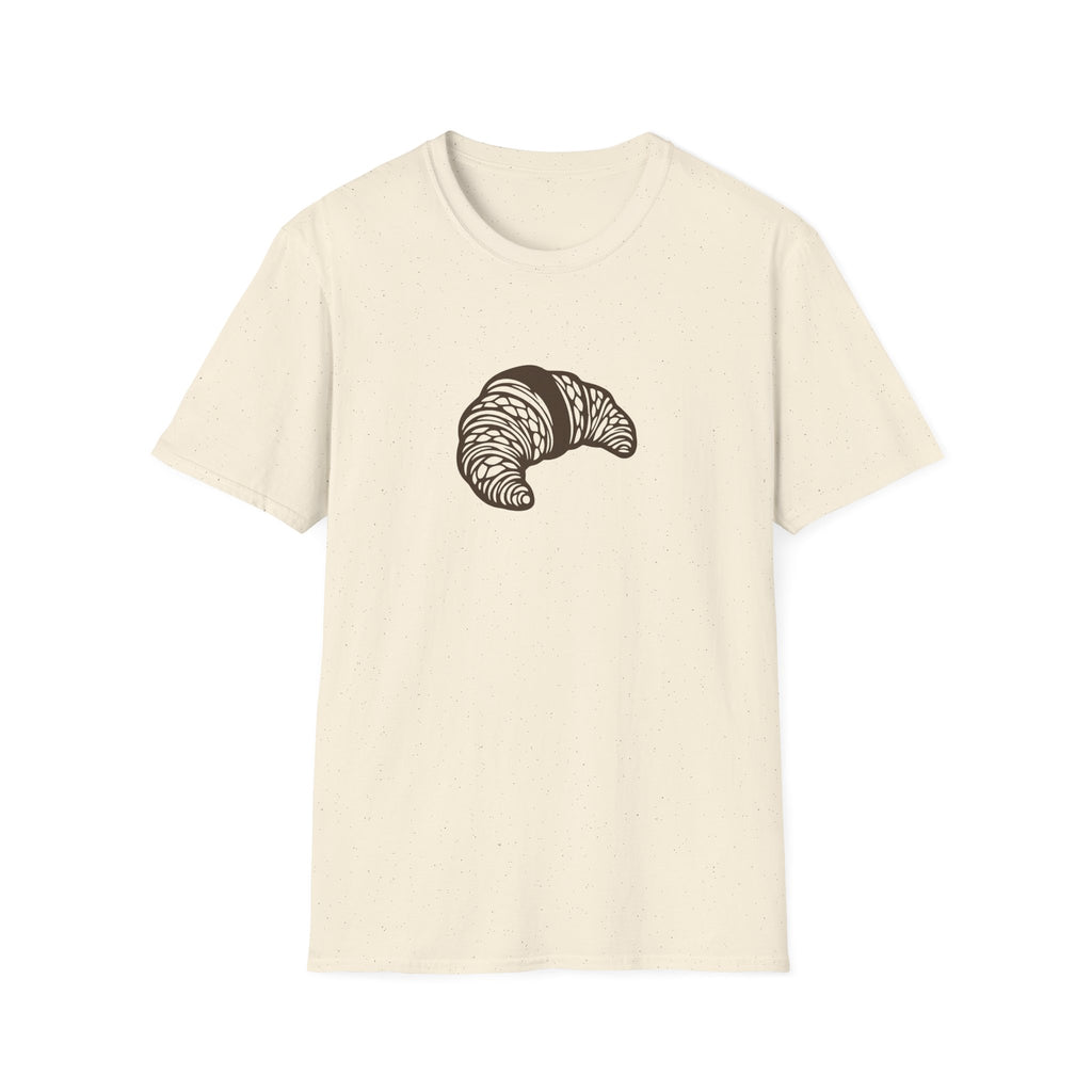 Laminated Croissant Graphic T-Shirt