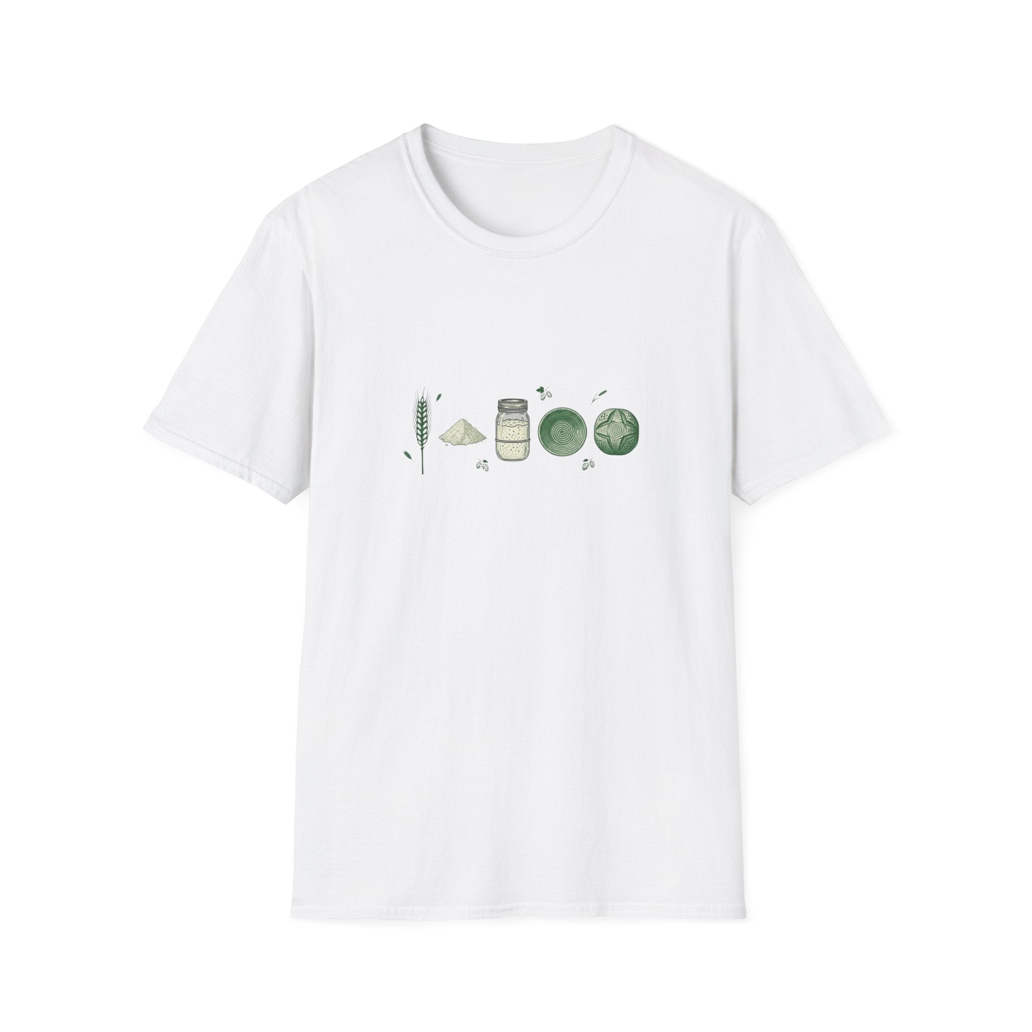 Grain to Loaf Progression Graphic T-Shirt