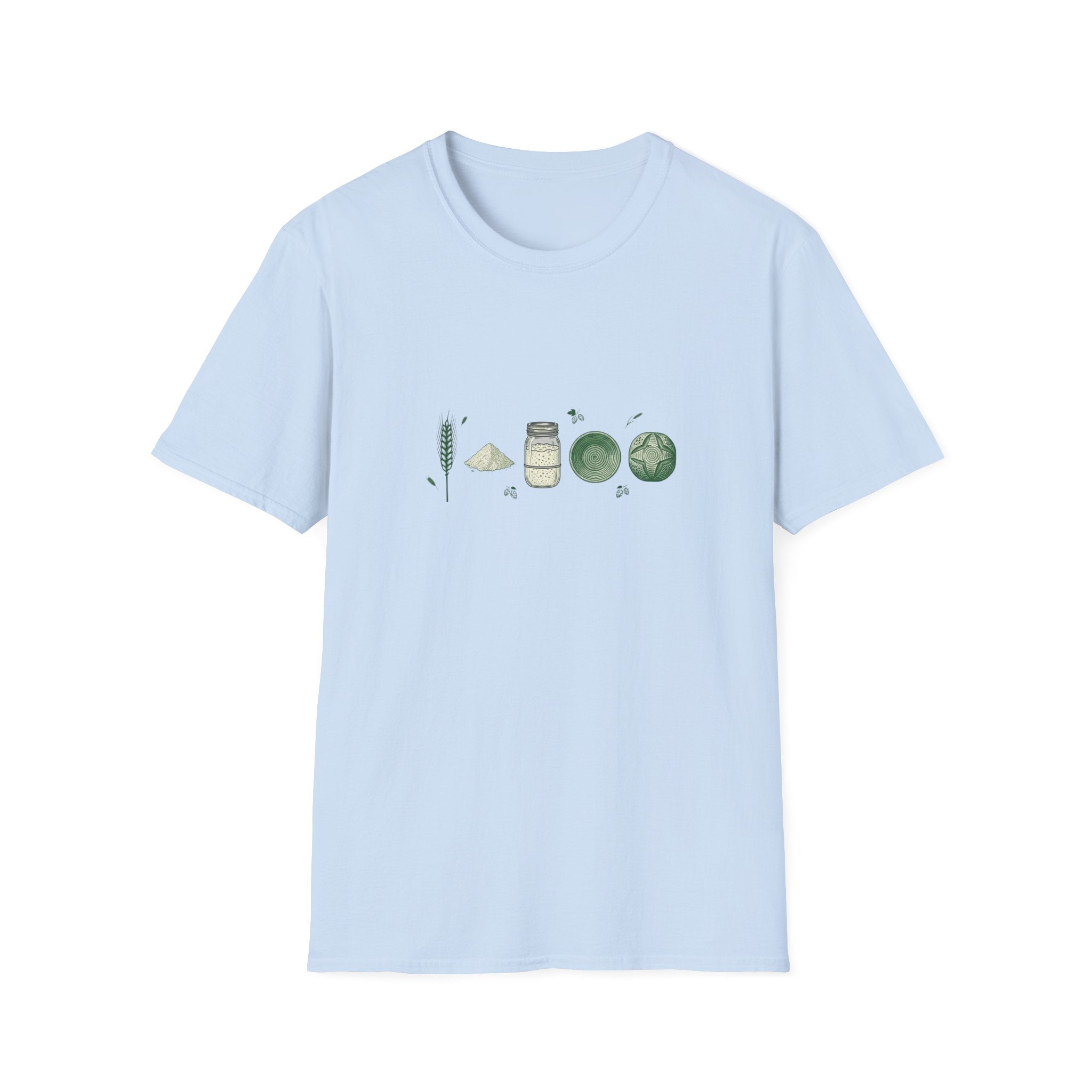 Grain to Loaf Progression Graphic T-Shirt