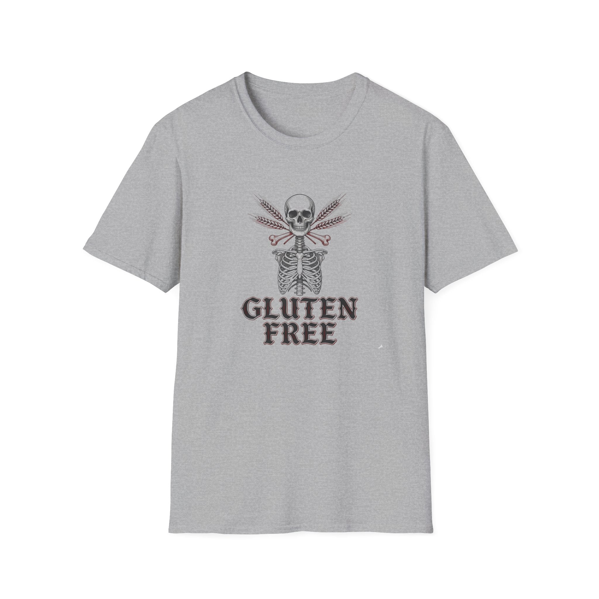 Gluten Free Skeleton Graphic T‑Shirt