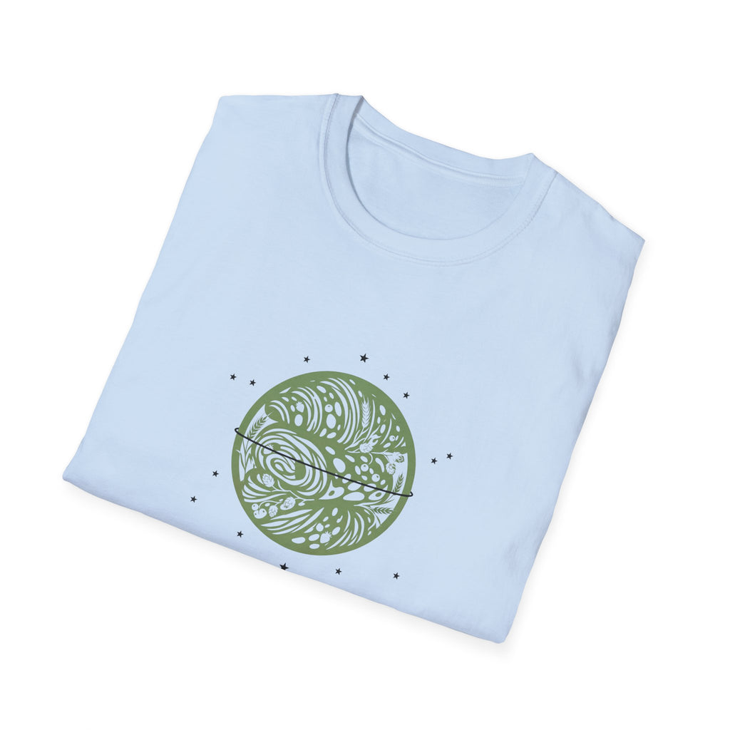 Top-Down Sourdough Starter Jar Graphic T-Shirt
