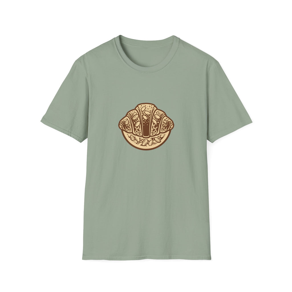 Sliced Almond Croissant Graphic T-Shirt