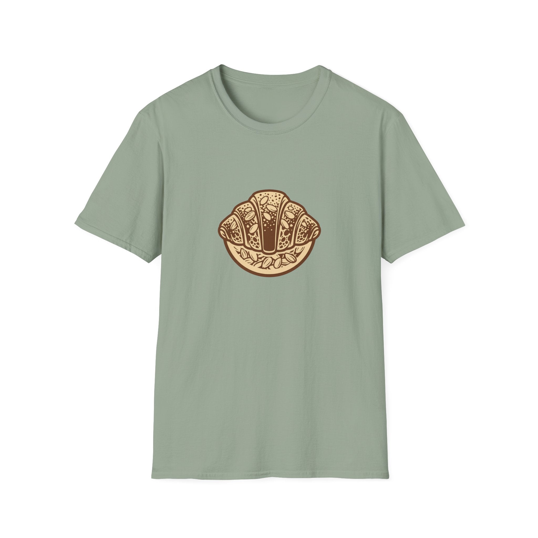 Sliced Almond Croissant Graphic T-Shirt