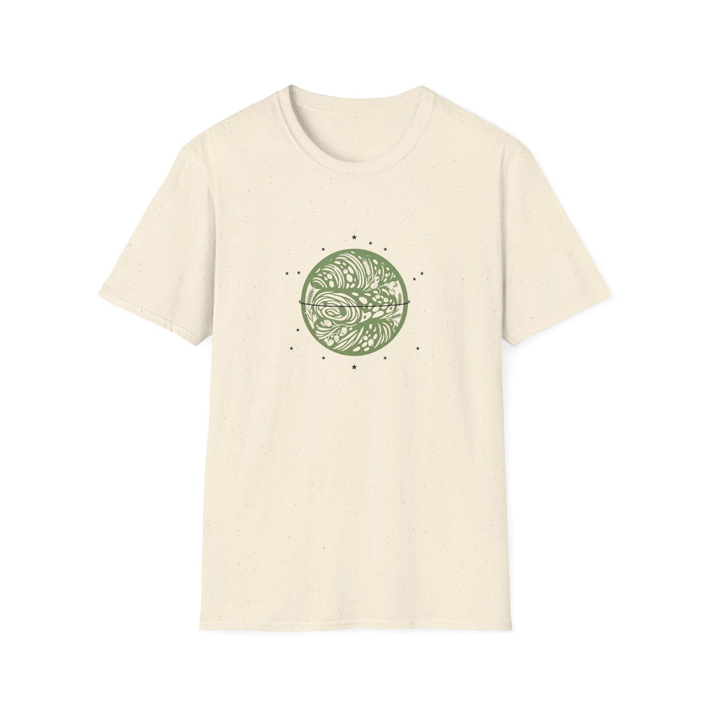Top-Down Sourdough Starter Jar Graphic T-Shirt