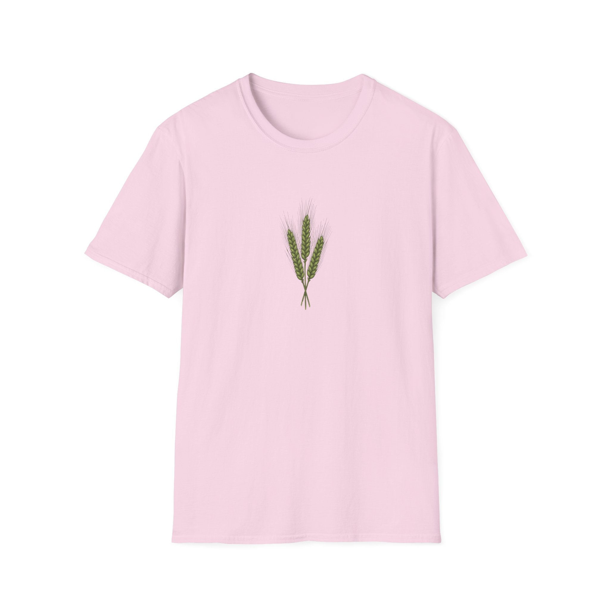 Botanical Wheat Stalks Graphic T-Shirt