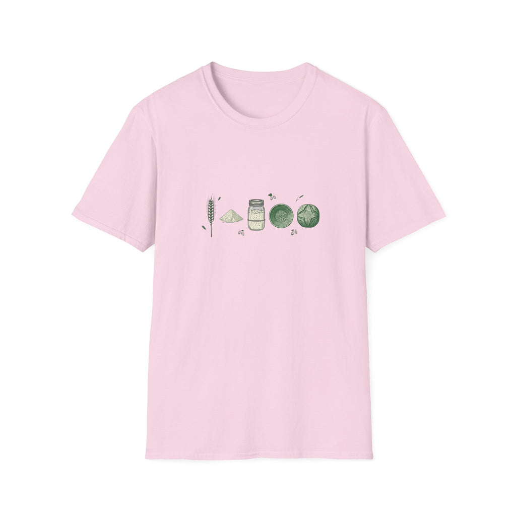 Grain to Loaf Progression Graphic T-Shirt