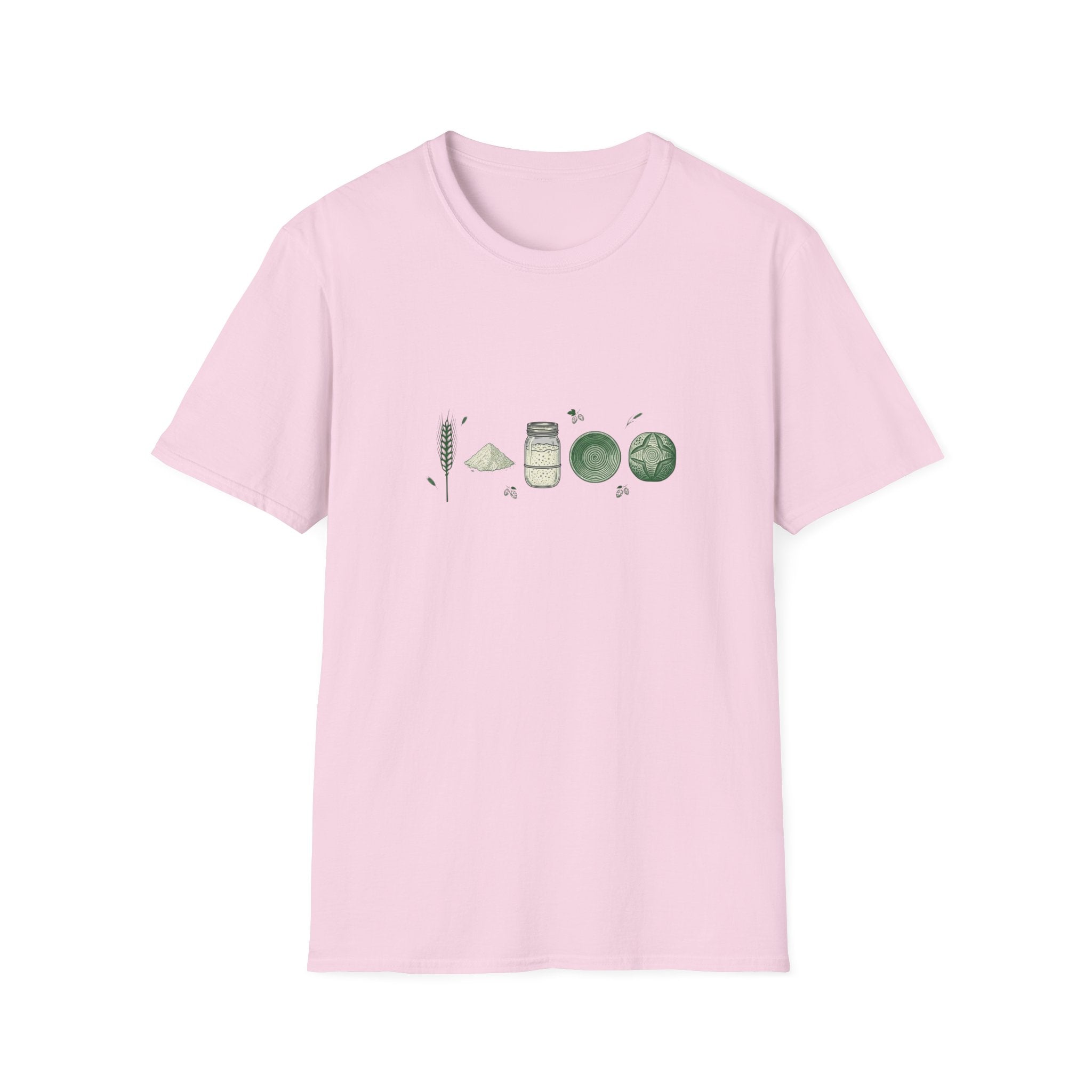 Grain to Loaf Progression Graphic T-Shirt