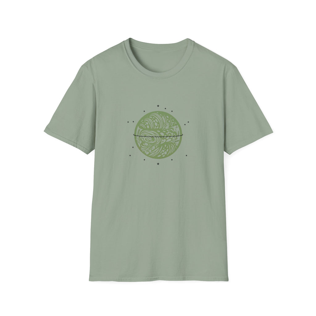 Top-Down Sourdough Starter Jar Graphic T-Shirt