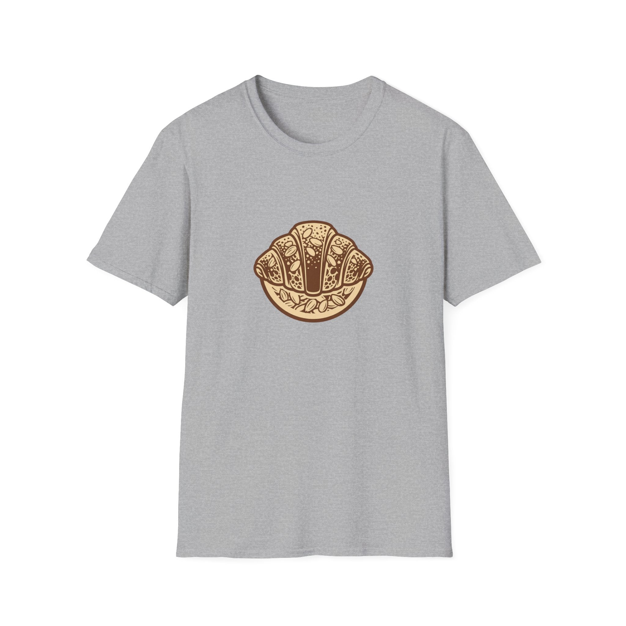 Sliced Almond Croissant Graphic T-Shirt