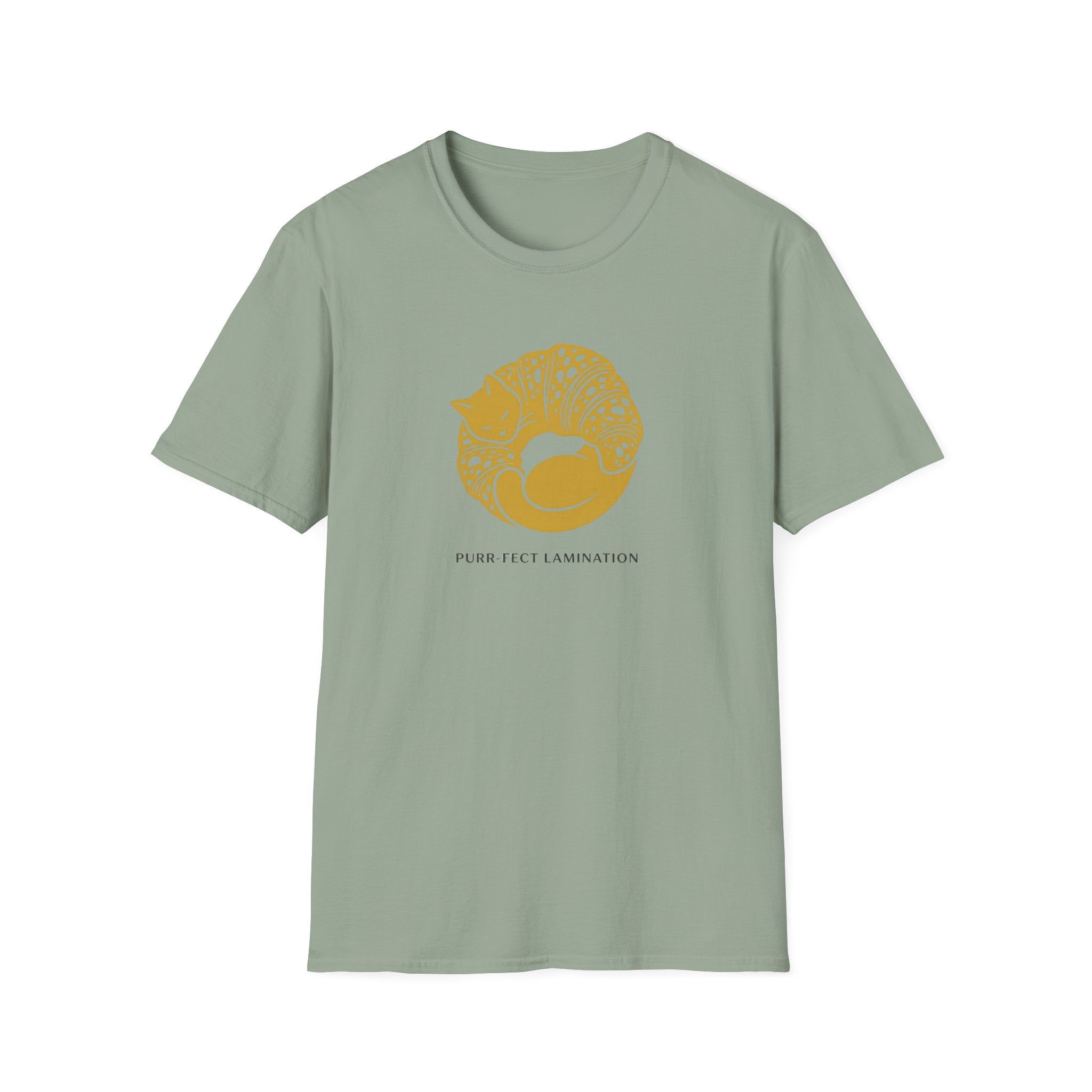 Croissant Cat Graphic T-Shirt