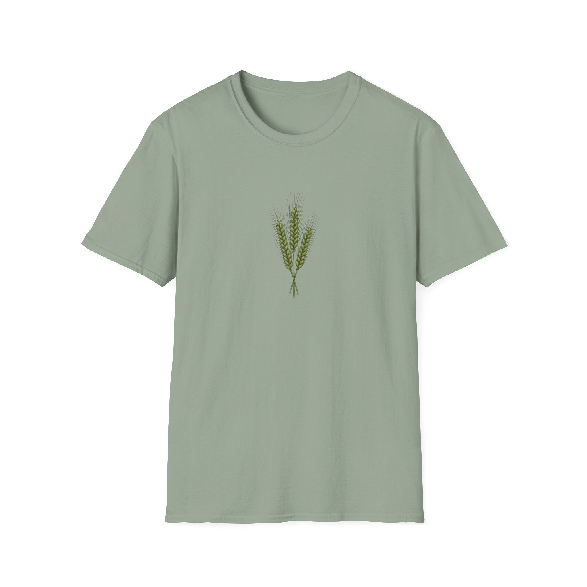 Botanical Wheat Stalks Graphic T-Shirt