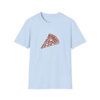 Leopard-Spot Pizza Slice Graphic T-Shirt