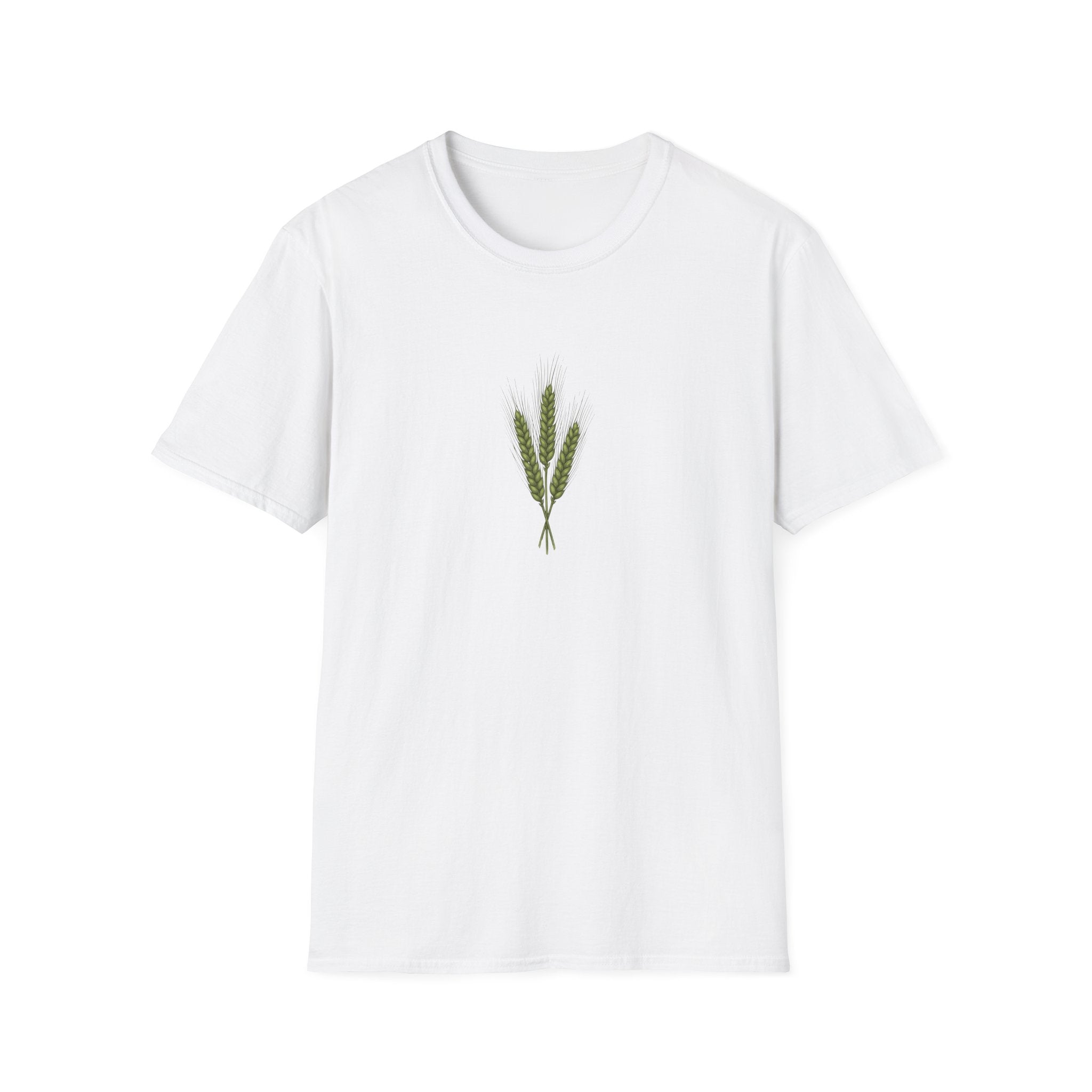 Botanical Wheat Stalks Graphic T-Shirt