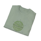 Top-Down Sourdough Starter Jar Graphic T-Shirt
