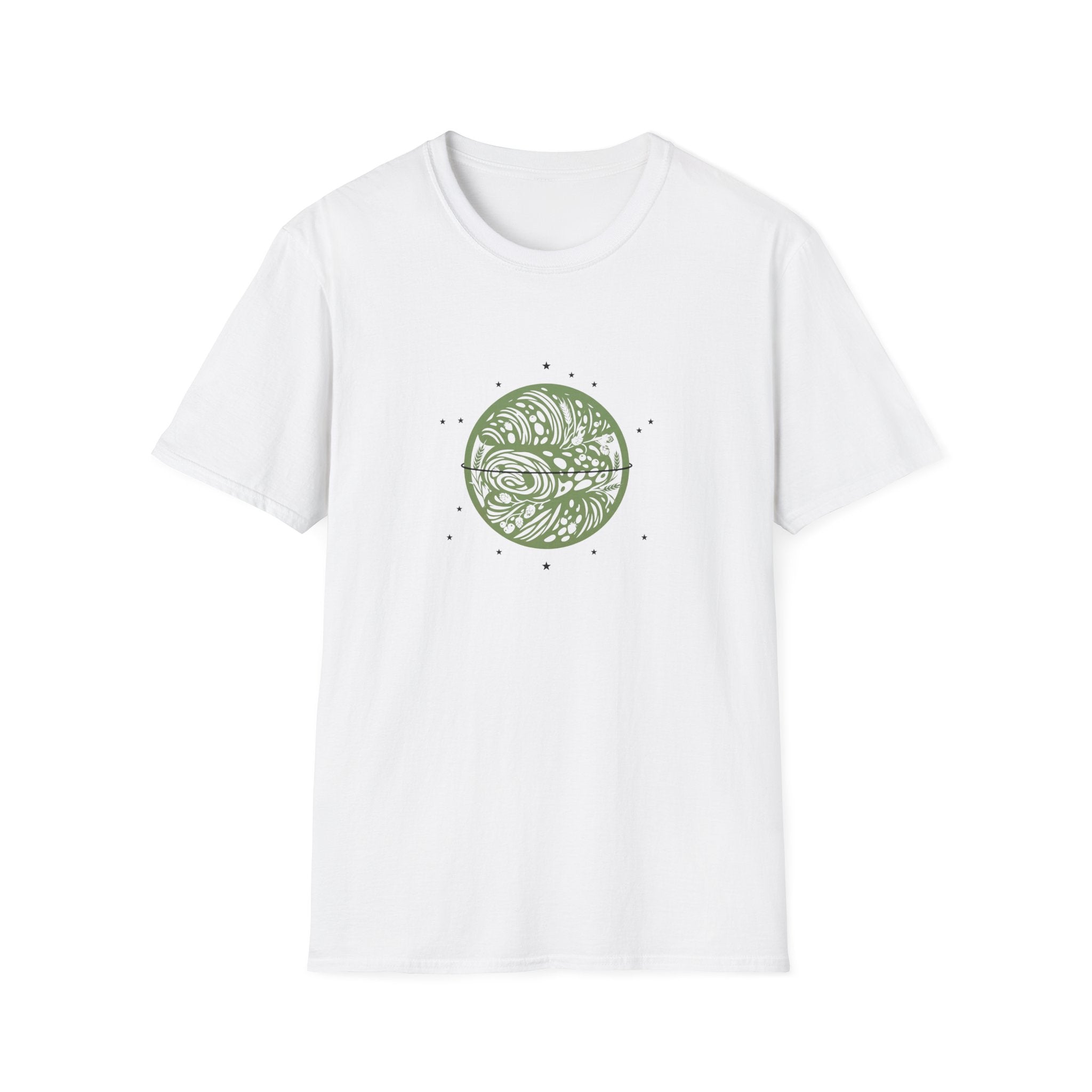 Top-Down Sourdough Starter Jar Graphic T-Shirt