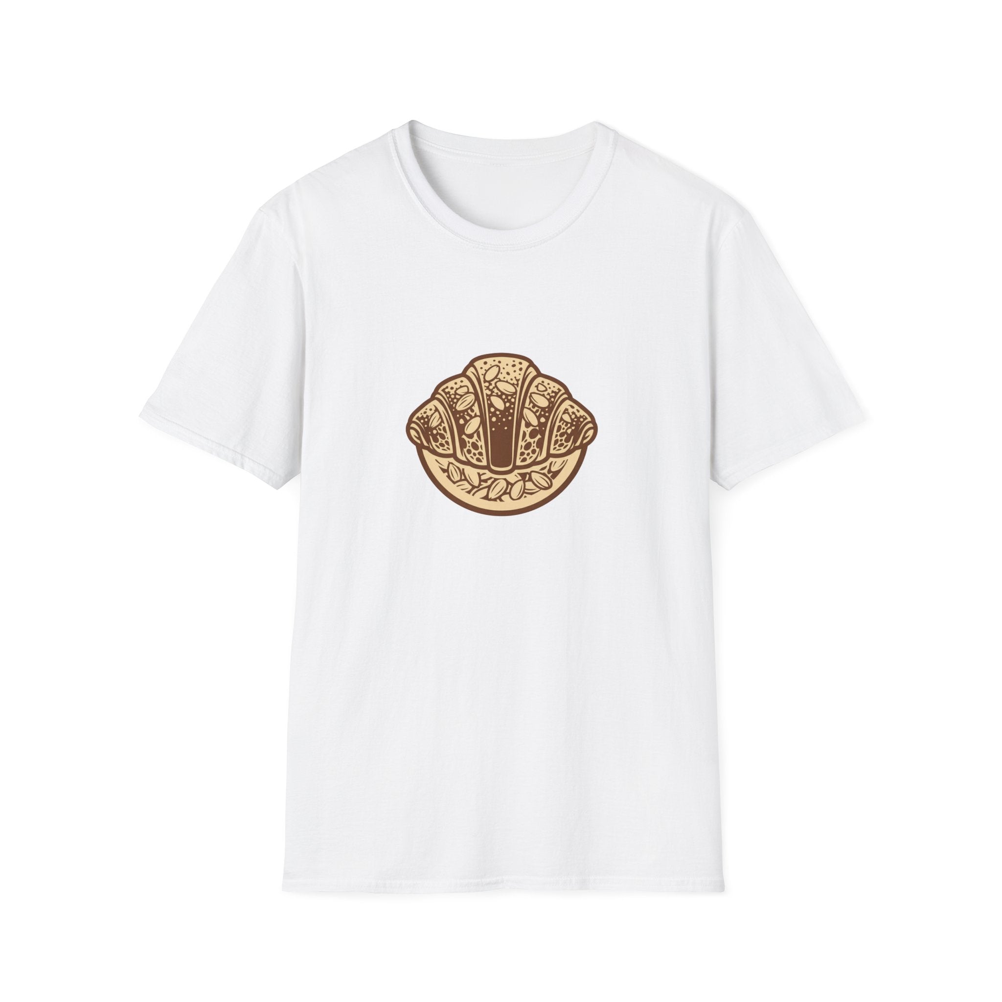 Sliced Almond Croissant Graphic T-Shirt